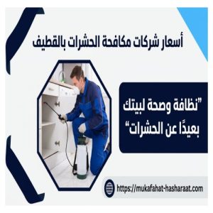 اسعار شركات مكافحة الحشرات بالقطيف